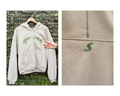 Spruce Cropped Zip-Up Hoodie